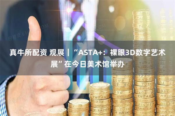 真牛所配资 观展｜“ASTA+：裸眼3D数字艺术展”在今日美术馆举办